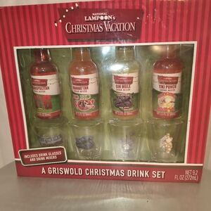 NWT National Lampoons Christmas Vacation Drink Set